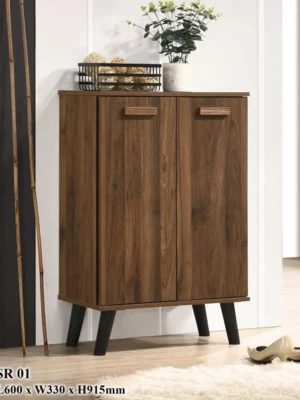 2 Doors Storage Kabinet Shoe Cabinet Almari Kasut SR 01