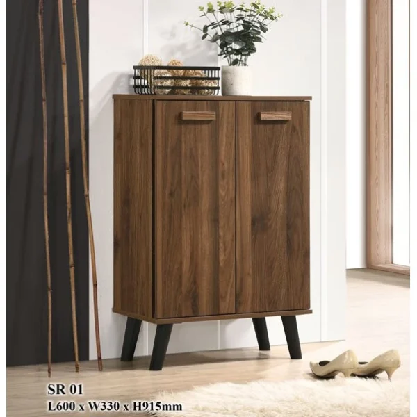 2 Doors Storage Kabinet Shoe Cabinet Almari Kasut SR 01