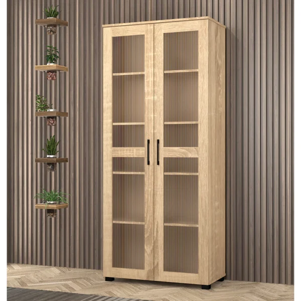 my-11134207-7r98p-lmqzdzg7usb75d.webp MULTI PURPOSE 2 DOOR STORAGE CABINET 2 Pintu Almari Dapur Kabinet Almari Buku Almari Pameran KC 3810