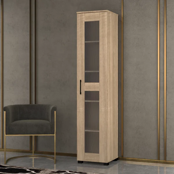 my-11134207-7r98u-lmqzdzg7kyc3d4.webp MULTI PURPOSE 1 DOOR STORAGE CABINET 1 Pintu Almari Almari Pameran Dapur Kabinet Almari Buku KC 3910