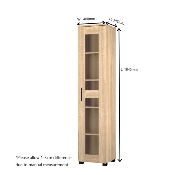 my-11134207-7r98w-ln9tjo48sbct7a.webp MULTI PURPOSE 2 DOOR STORAGE CABINET 2 Pintu Almari Dapur Kabinet Almari Pameran KC3810 KC3910