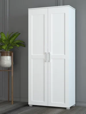 MULTI PURPOSE 2 DOOR STORAGE CABINET 2 Pintu Almari Dapur Kabinet Almari Buku Almari Pameran KC 3807