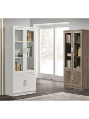 Filing Cabinet w Glass Bookshelf Kabinet Buku Dengan Kaca JBC 820