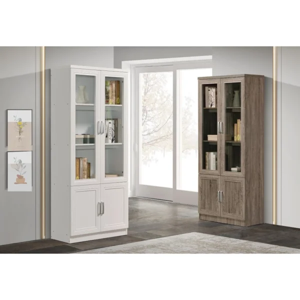my-11134207-7ras9-ma0zxizhlss2b2.webp Filing Cabinet w Glass Bookshelf Kabinet Buku Dengan Kaca JBC 820