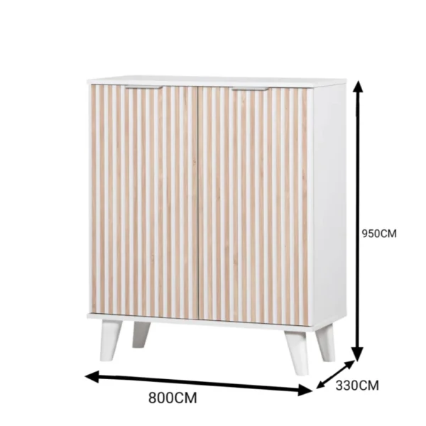 2 Doors Shoe Cabinet Storage Cabinet   Rak Kasut SR150