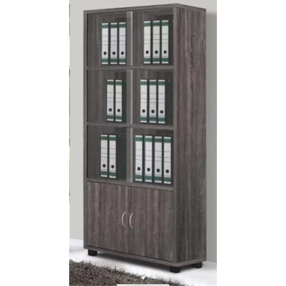 my-11134207-7rasi-m9juf92qz7cie2.webp Filing Cabinet w Glass Bookshelf Kabinet Buku Dengan Kaca BC3172