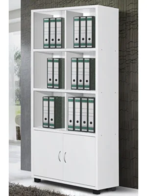 Filing Cabinet w Glass Bookshelf Kabinet Buku Dengan Kaca BC3172