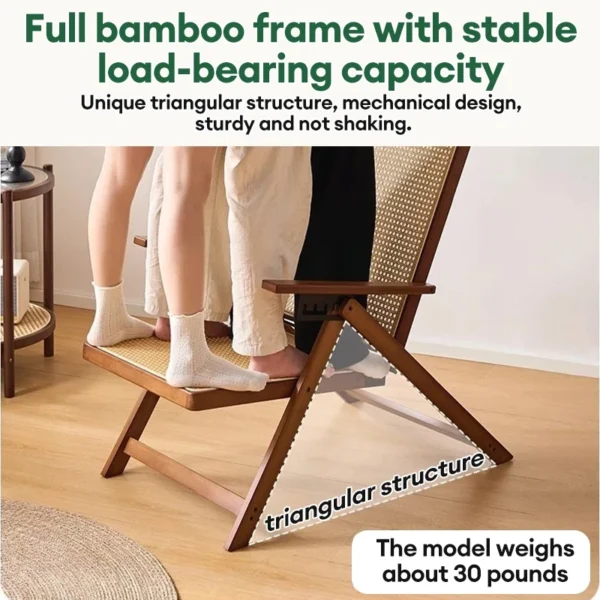 my-11134207-820l4-mj8i03cljjsy58.webp ARTISANFORGE HOME Foldable Lazy Chair With Footrest Brown