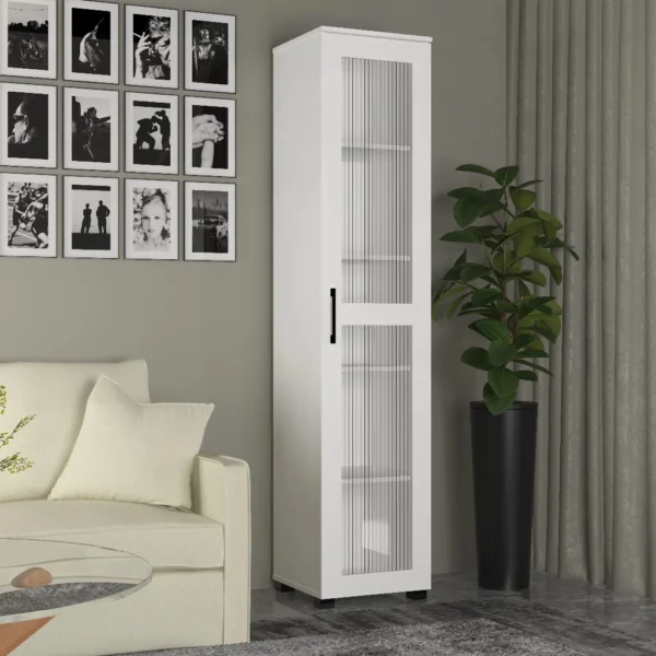 my-11134207-820l4-mji86jxssvt27a.webp MULTI PURPOSE 1 DOOR STORAGE CABINET 1 Pintu Almari Almari Pameran Dapur Kabinet Almari Buku KC 3910