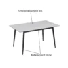 Sintered Stone Dining Table 130 140 180cm Meja Makan