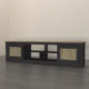 Kabinet TV Moden Minimalist dengan Ruang Simpanan TV 11