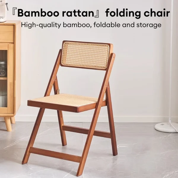 ARTISANFORGE HOME Foldable Chair   Brown Wood