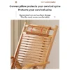ARTISANFORGE HOME Foldable Wood Lazy Chair With Leg Support