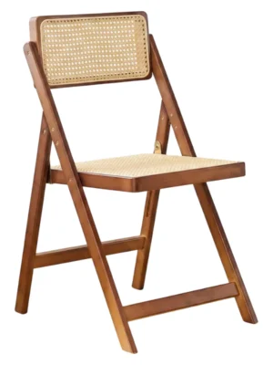 ARTISANFORGE HOME Foldable Chair   Brown Wood