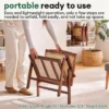 ARTISANFORGE HOME Foldable Chair Rattan Chair