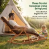 ARTISANFORGE HOME Foldable Chair Camping Chair With Mat           Brown