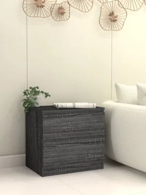 Modern Bedside Table Drawer Cabinet Storage Chest Smart Handleless Bedroom Furniture   ST001
