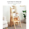 my-11134207-820li-mjfnvwqmt5ohd1.webp ARTISANFORGE HOME Foldable Chair Ladder Wood Brown