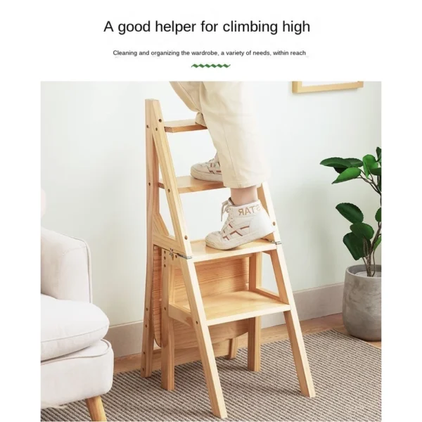 my-11134207-820li-mjfnvwqmt5ohd1.webp ARTISANFORGE HOME Foldable Chair Ladder Wood Brown