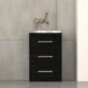 Almari Kecil 3 Laci Modern Bedside Table Drawer Storage Chest Cabinet Organizer Office Cafe Minimalist   CD1436