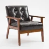 sg-11134201-7rdvl-mdsoyms84frod9.webp Simple solid wood Nordic modern minimalist three person cafe leather sofa small apartment living room double sofa