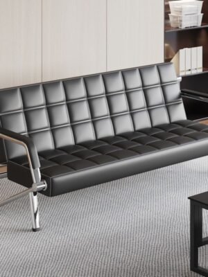 Office sofa simple office business reception three seater sofa combination