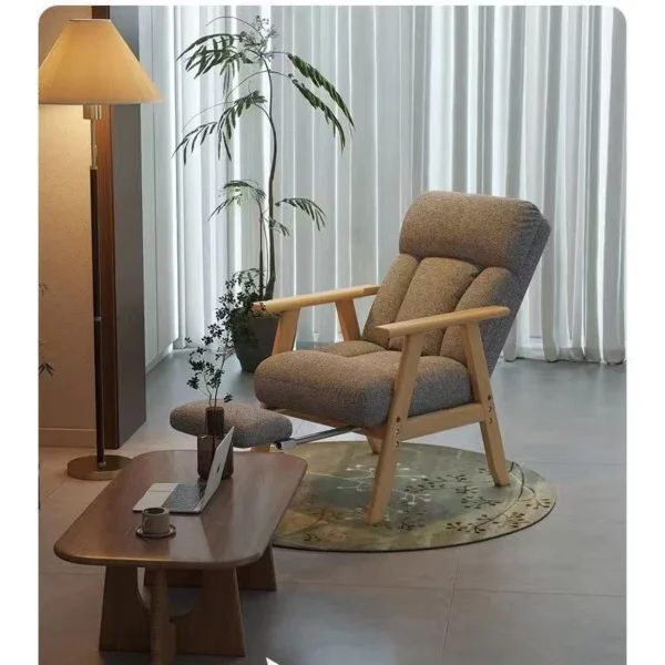 sg-11134201-820mp-mnu5ch1391qg2e.webp Sofa chair for computer use in living room comfortable for seniorssolid wood armrestslumbar supportsingle seater