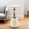 Small home apartment simple living room creative balcony bedroom corner table Nordic coffee table bedside round table