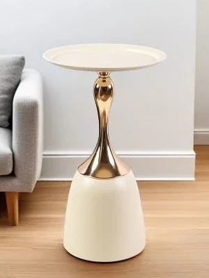 Small home apartment simple living room creative balcony bedroom corner table Nordic coffee table bedside round table