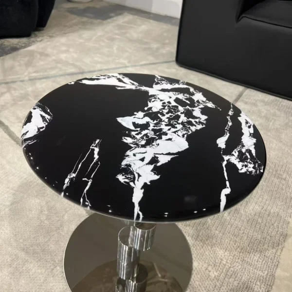 sg-11134201-824hv-me9ovro7p0xtb8.webp European style coffee table microcrystalline marble luxury stone home sofa living room corner table bedroom side table