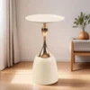 Small home apartment simple living room creative balcony bedroom corner table Nordic coffee table bedside round table