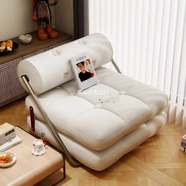 sg-11134201-8258t-mev0effwf94wd0.webp Small apartment folding dual purpose sofa bed bedroom can lie down sleep in the rental house tofu block sofa