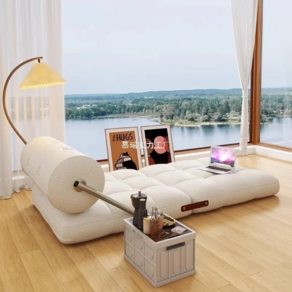 sg-11134201-825a0-mev0efl5thq9e9.webp Small apartment folding dual purpose sofa bed bedroom can lie down sleep in the rental house tofu block sofa